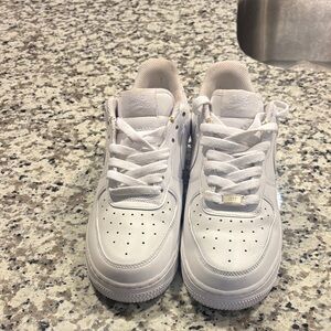 Nike White Lace-Up Sneakers